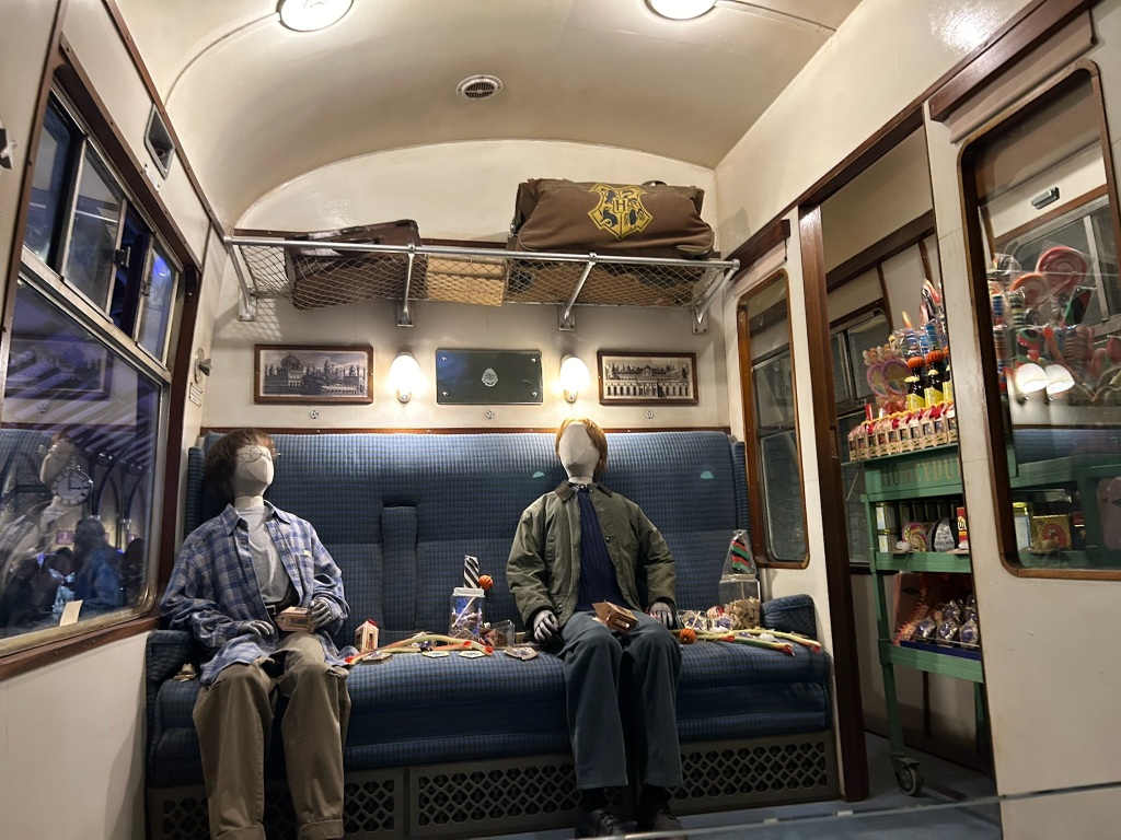 Image inside the train at Warner Bros. Studios taken by Sela S. on May 27.